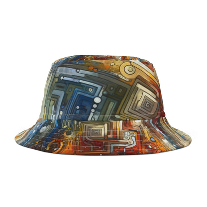 Converging Unity Path Bucket Hat (AOP)