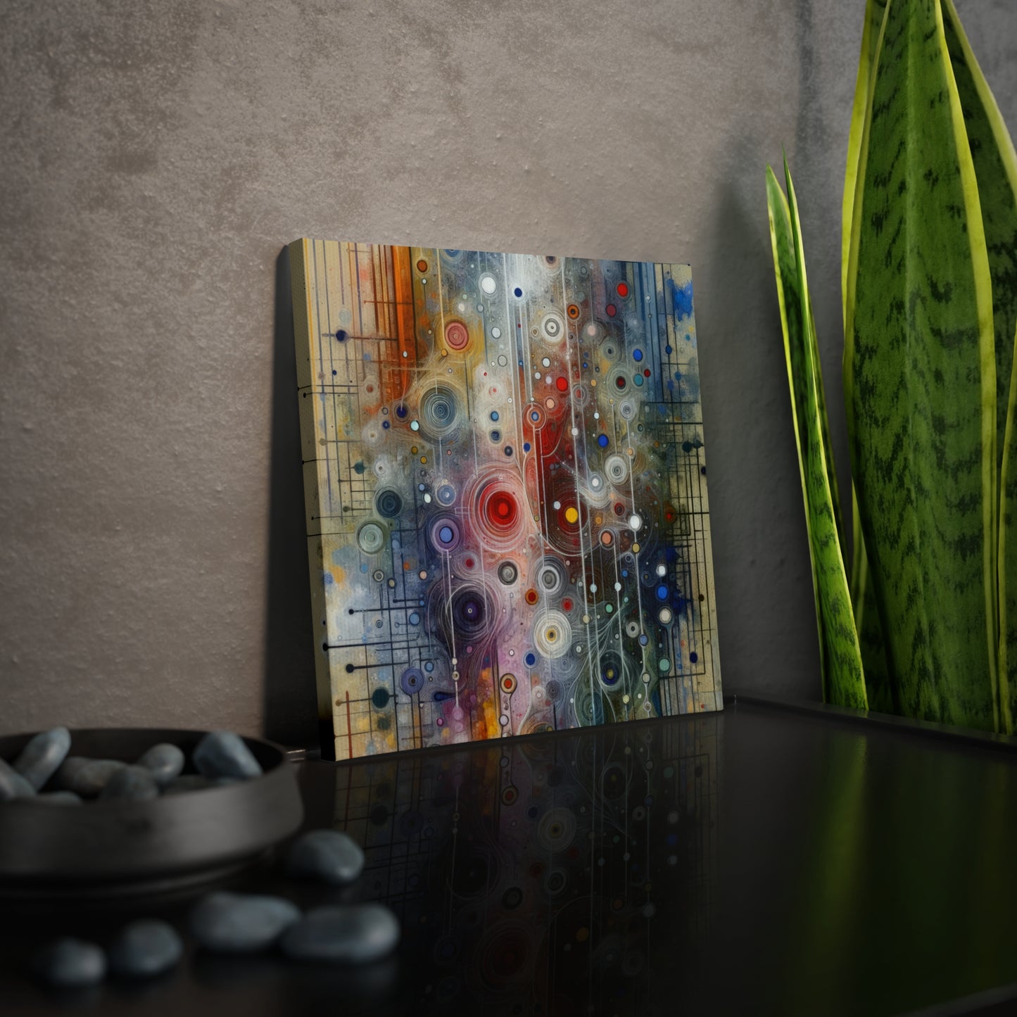 Awakenings Interconnectedness Tachism Canvas Photo Tile