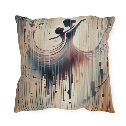Rhythmic Heart Dance Outdoor Pillows