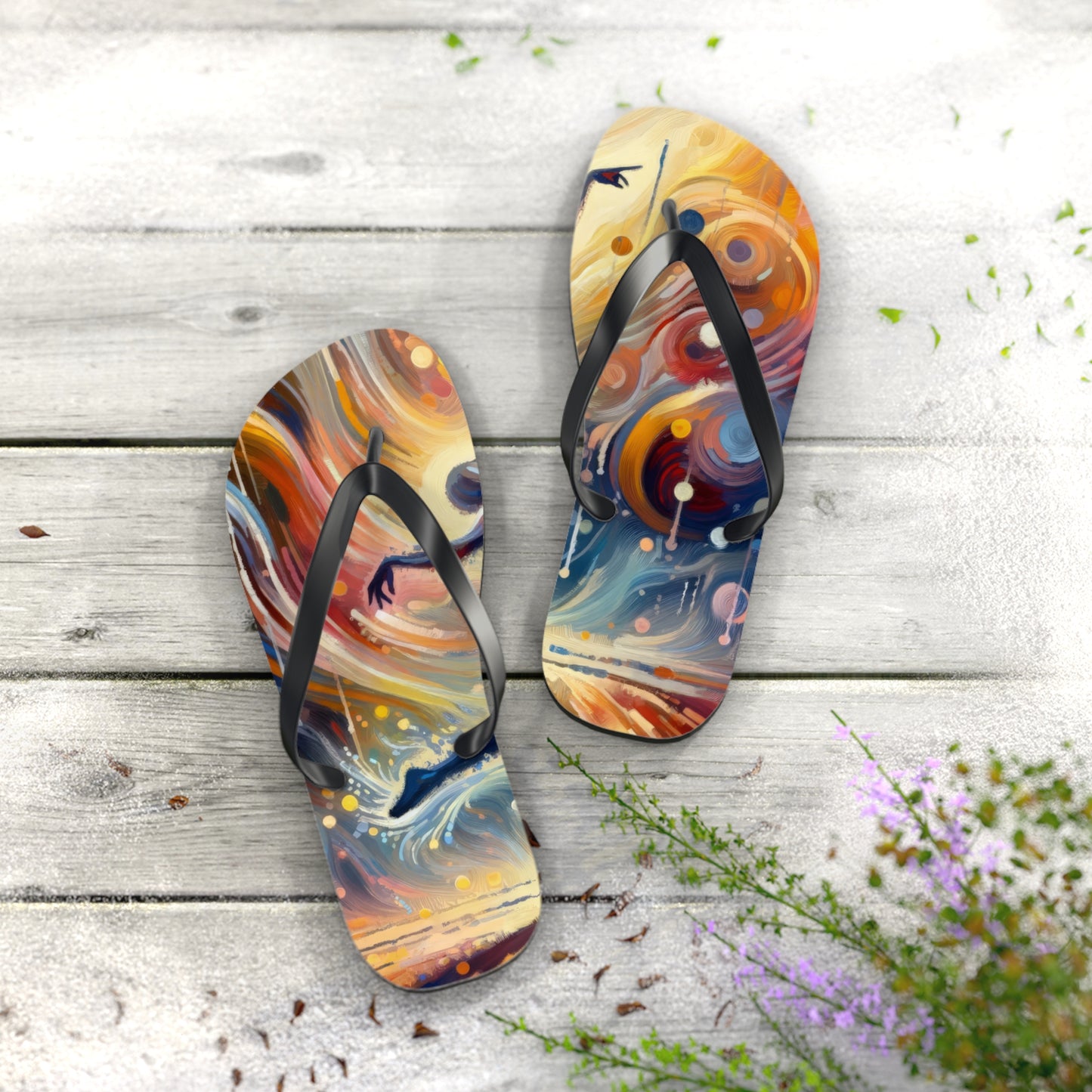 Wholehearted Divine Dance Flip Flops