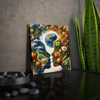 Earthly Dialogue Feast Canvas Photo Tile