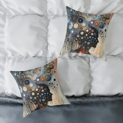 Universal Personal Tachism Spun Polyester Pillow
