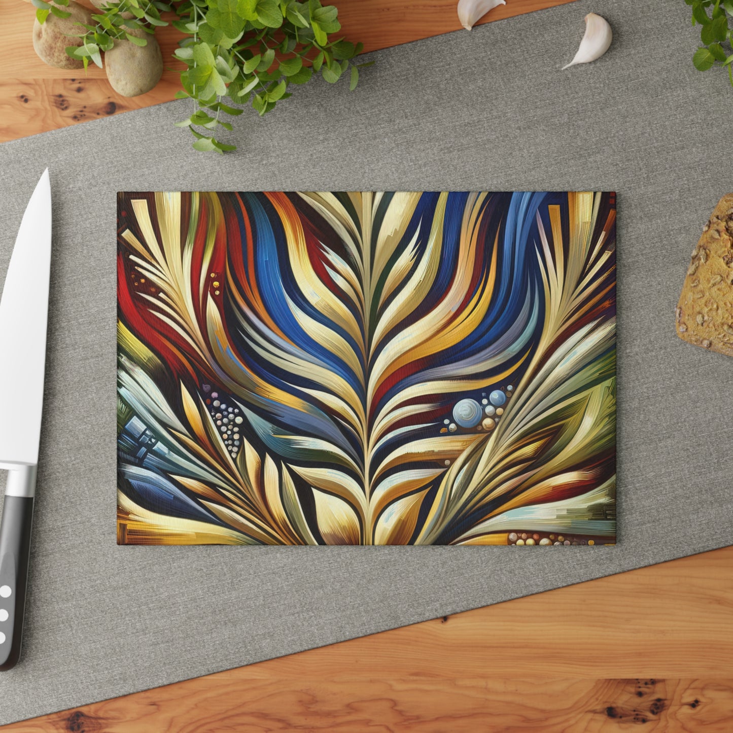 Efficacy Seed Growth Glass Cutting Board