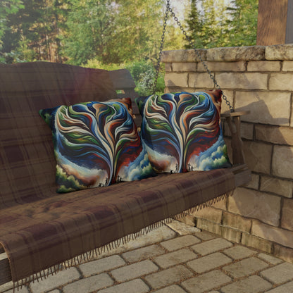 Interconnected Earth Advocates Outdoor Pillows