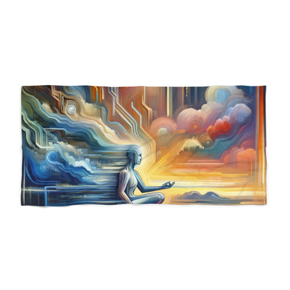 Eternal Digital Meditation Beach Towel