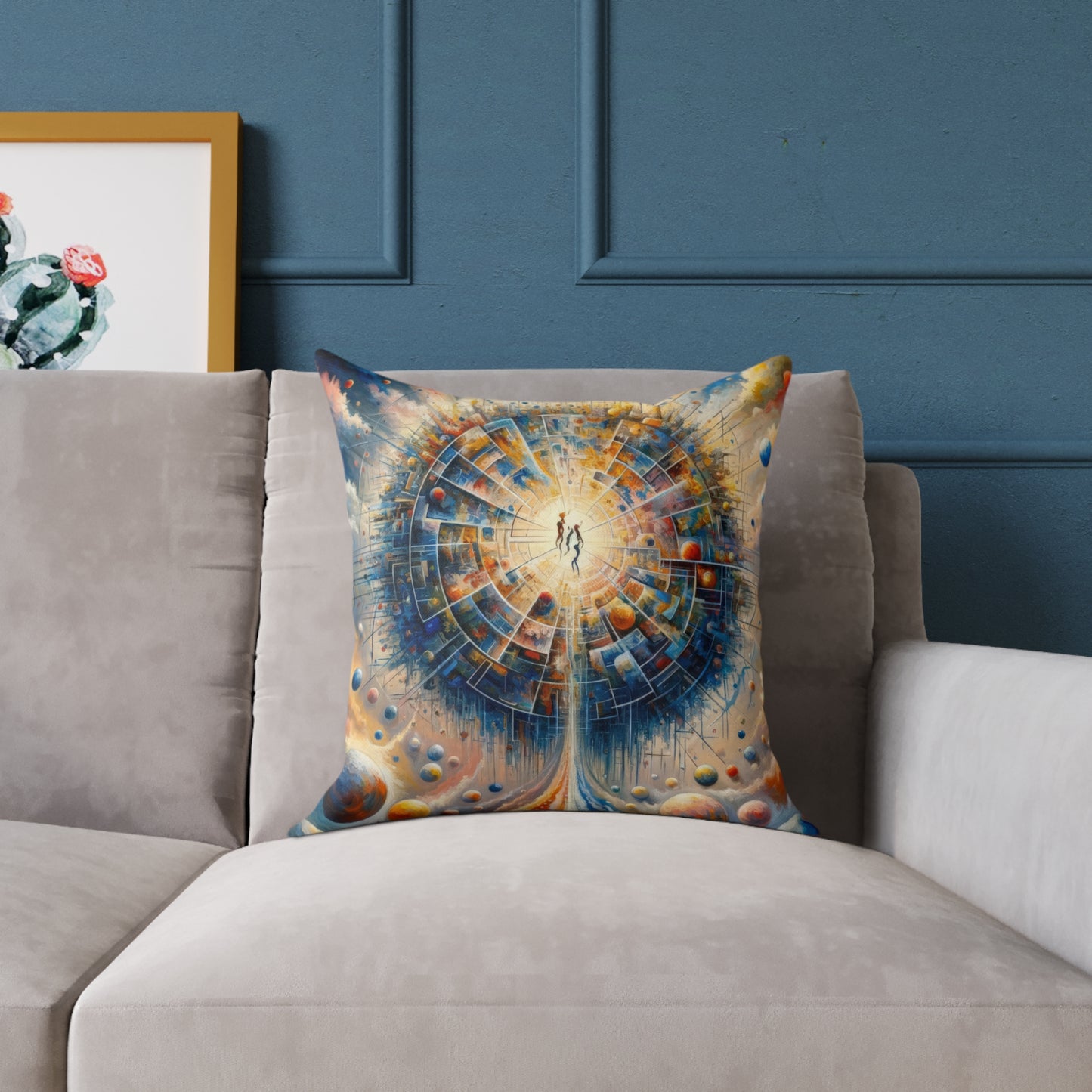 Cosmic Connection Antidote Spun Polyester Pillow