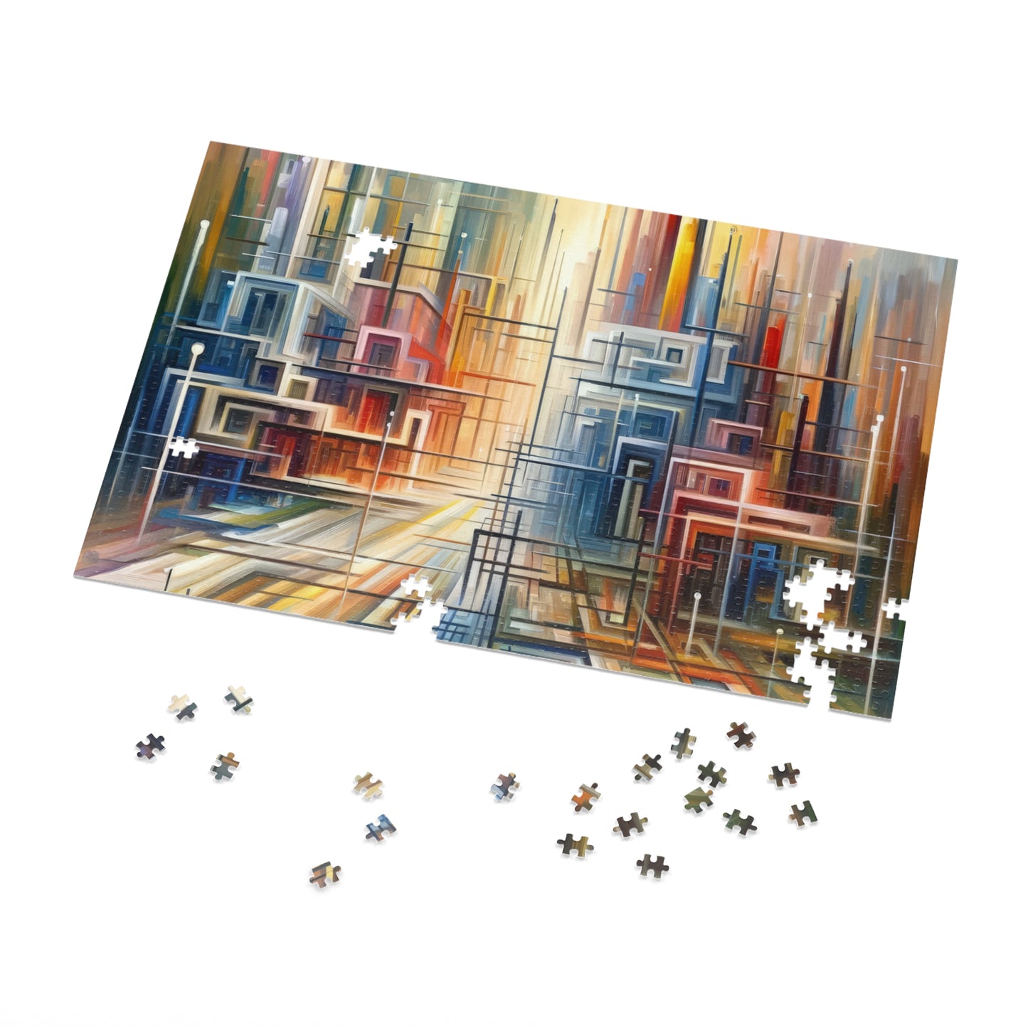 Urban Flow Interconnectedness Jigsaw Puzzle (30, 110, 252, 500,1000-Piece)