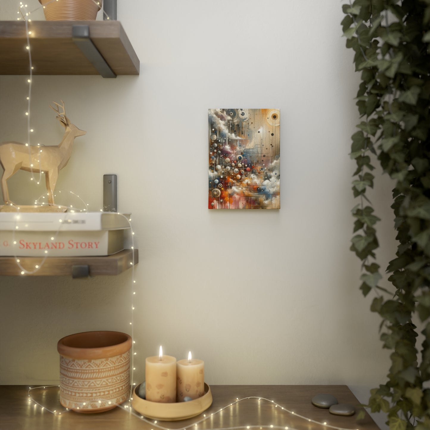 Abstract Mechanical Harmony Canvas Photo Tile