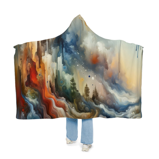 Inner Journey Abstract Snuggle Blanket