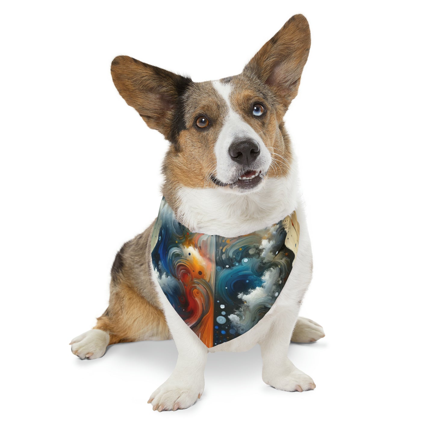 Connected Isolation Paradox Pet Bandana Collar