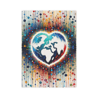 Heartbeats Synchronizing Peace Canvas Photo Tile