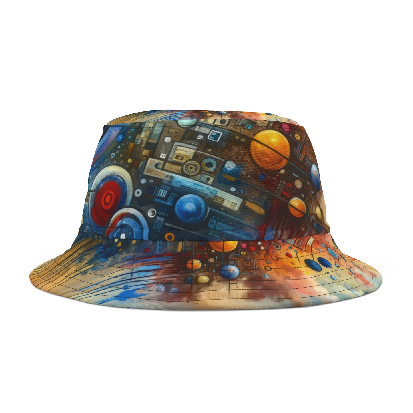 Connected Virtuality Canvas Bucket Hat (AOP)