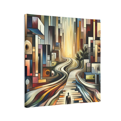 Relatable Journey Abstraction Canvas Photo Tile