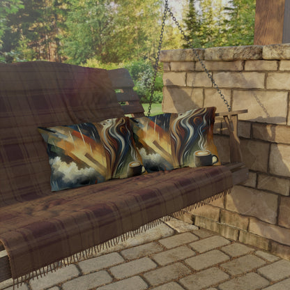 Aromatic Earth Encounter Outdoor Pillows