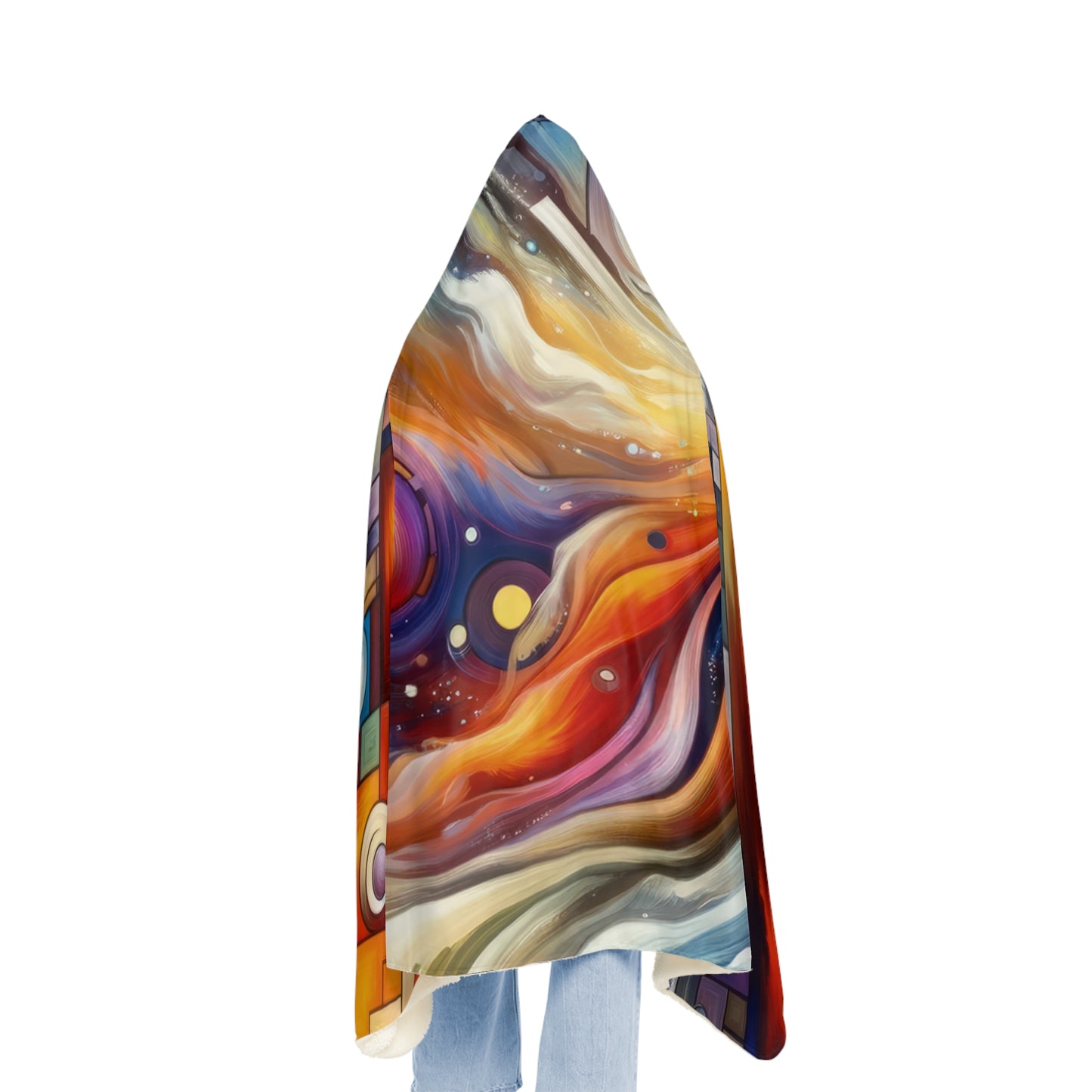 Cosmic Tachism Alchemy Snuggle Blanket