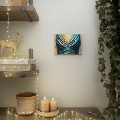Ripple Effect Abstract Canvas Photo Tile