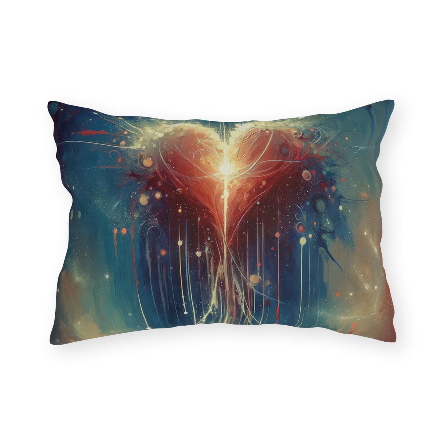 Transcendent Connection Beauty Outdoor Pillows