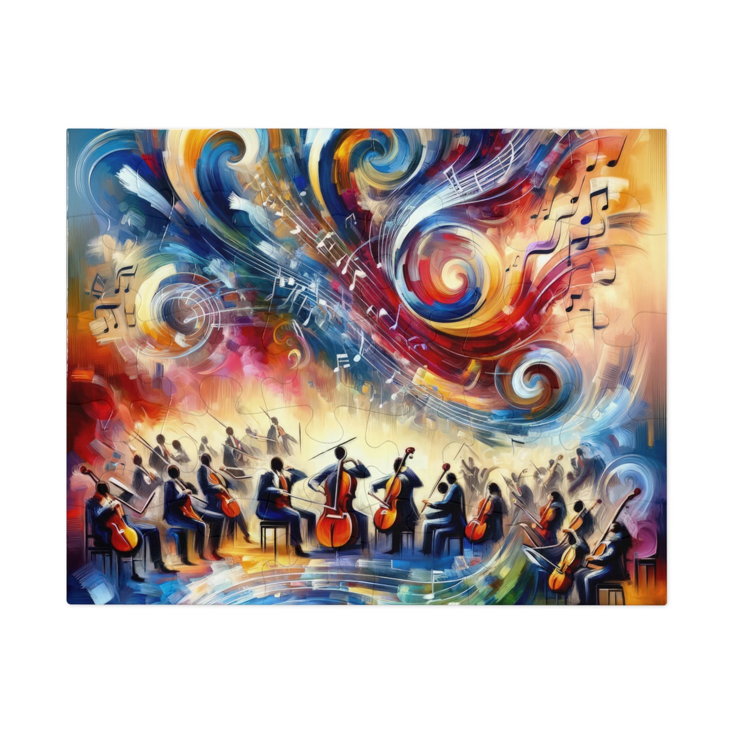 Vibrant Maestro Symphony Jigsaw Puzzle (30, 110, 252, 500,1000-Piece)