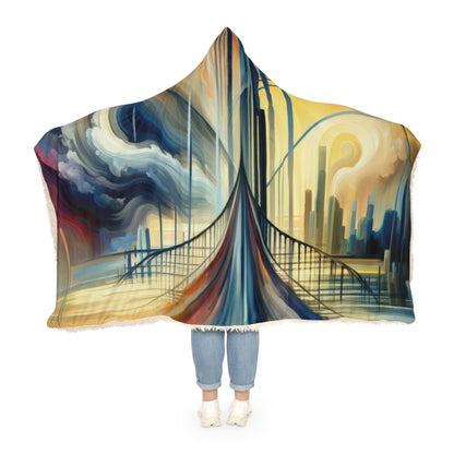 Conscious Bridge Tachism Snuggle Blanket