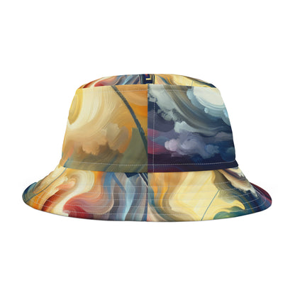 Conscious Bridge Tachism Bucket Hat (AOP)