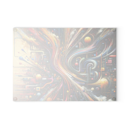 Information Bottleneck Cascade Glass Cutting Board