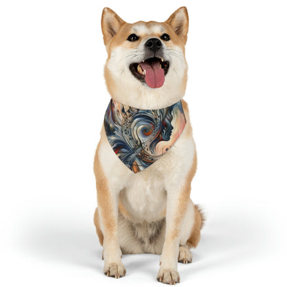 Symphonic Empathic Swirls Pet Bandana Collar