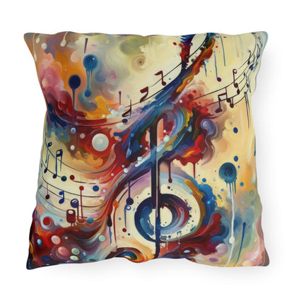 Harmonizing Melody Life Outdoor Pillows