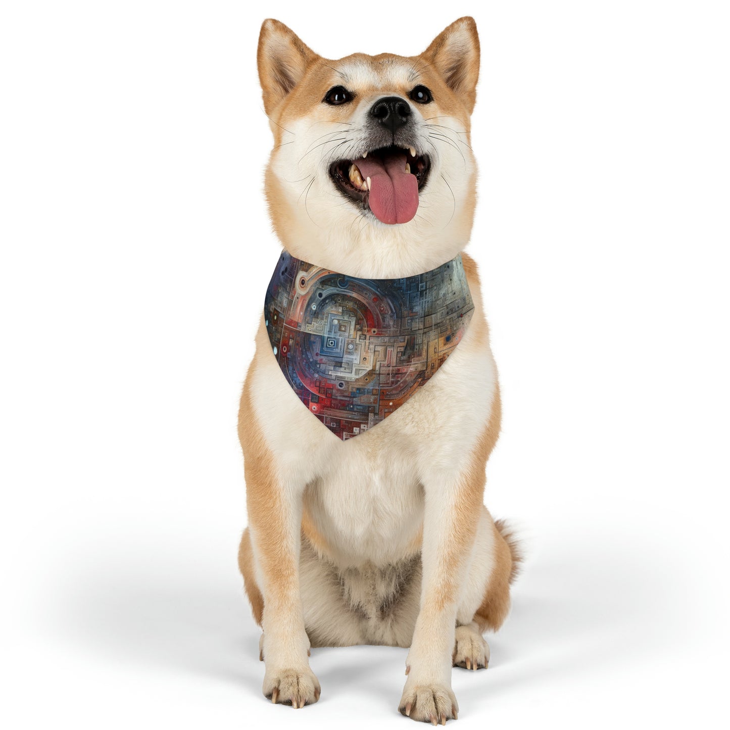 Awareness Algorithm Tachism Pet Bandana Collar