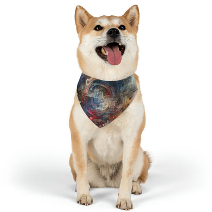 Awareness Algorithm Tachism Pet Bandana Collar