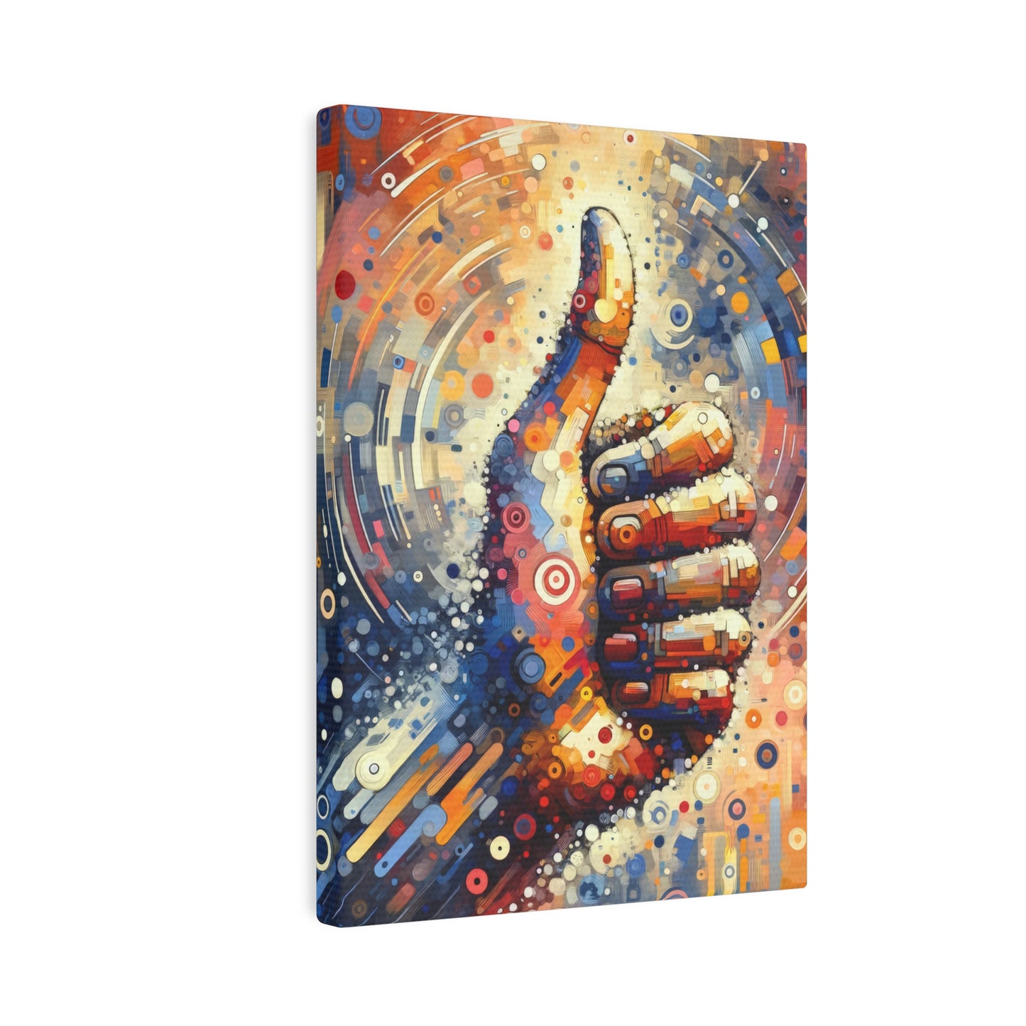 Digital Gratitude Nod Canvas Photo Tile