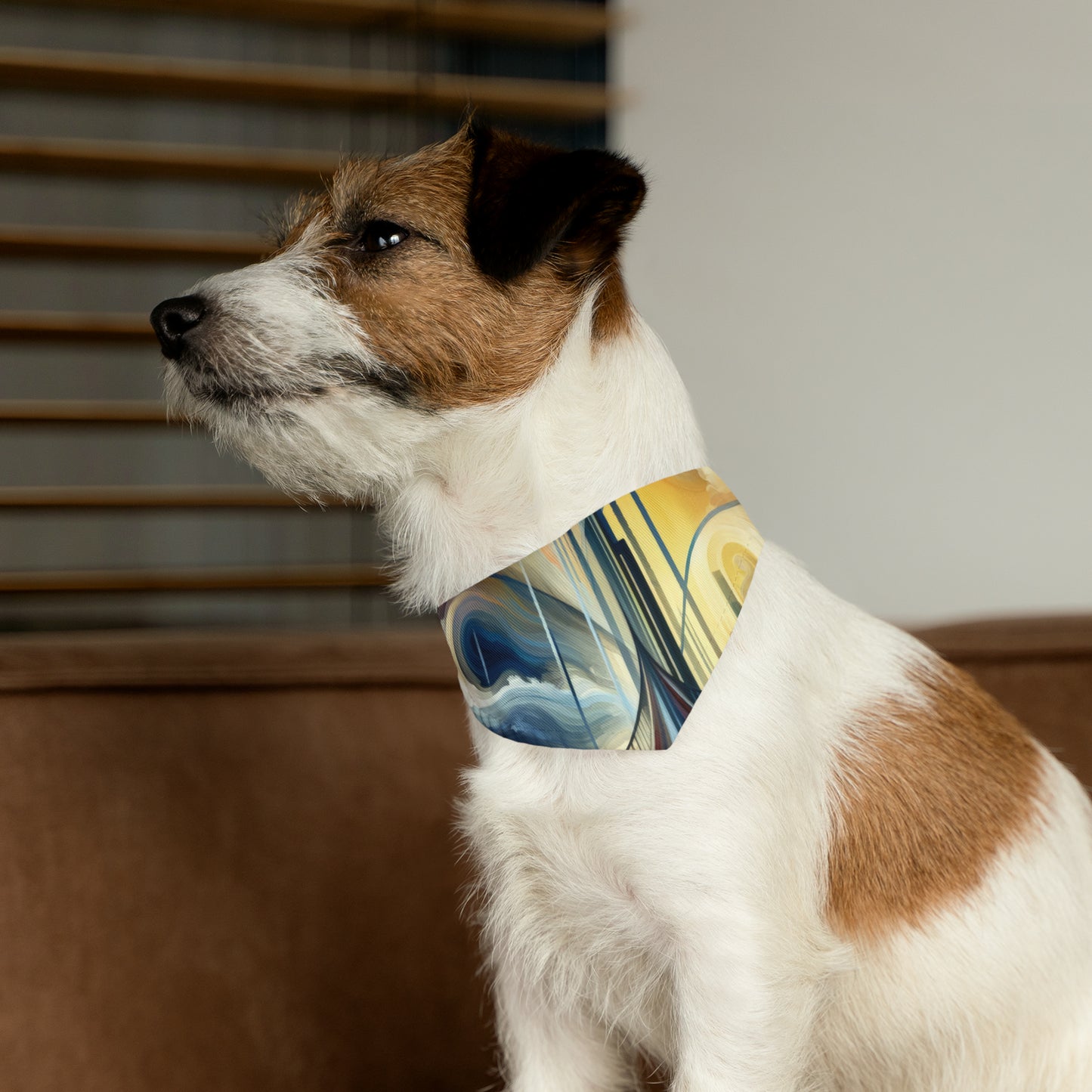 Conscious Bridge Tachism Pet Bandana Collar