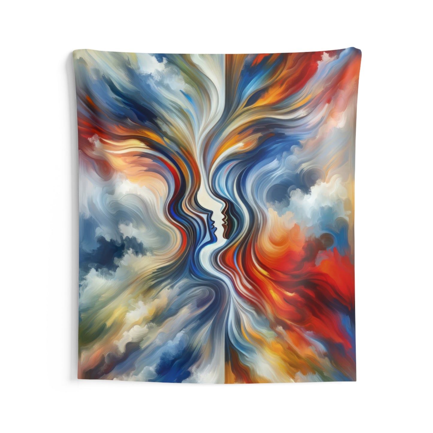 Convergent Abstract Unity Indoor Wall Tapestries