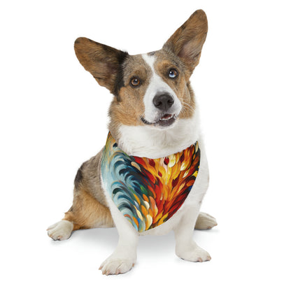 Autumn Whirlwind Escape Pet Bandana Collar