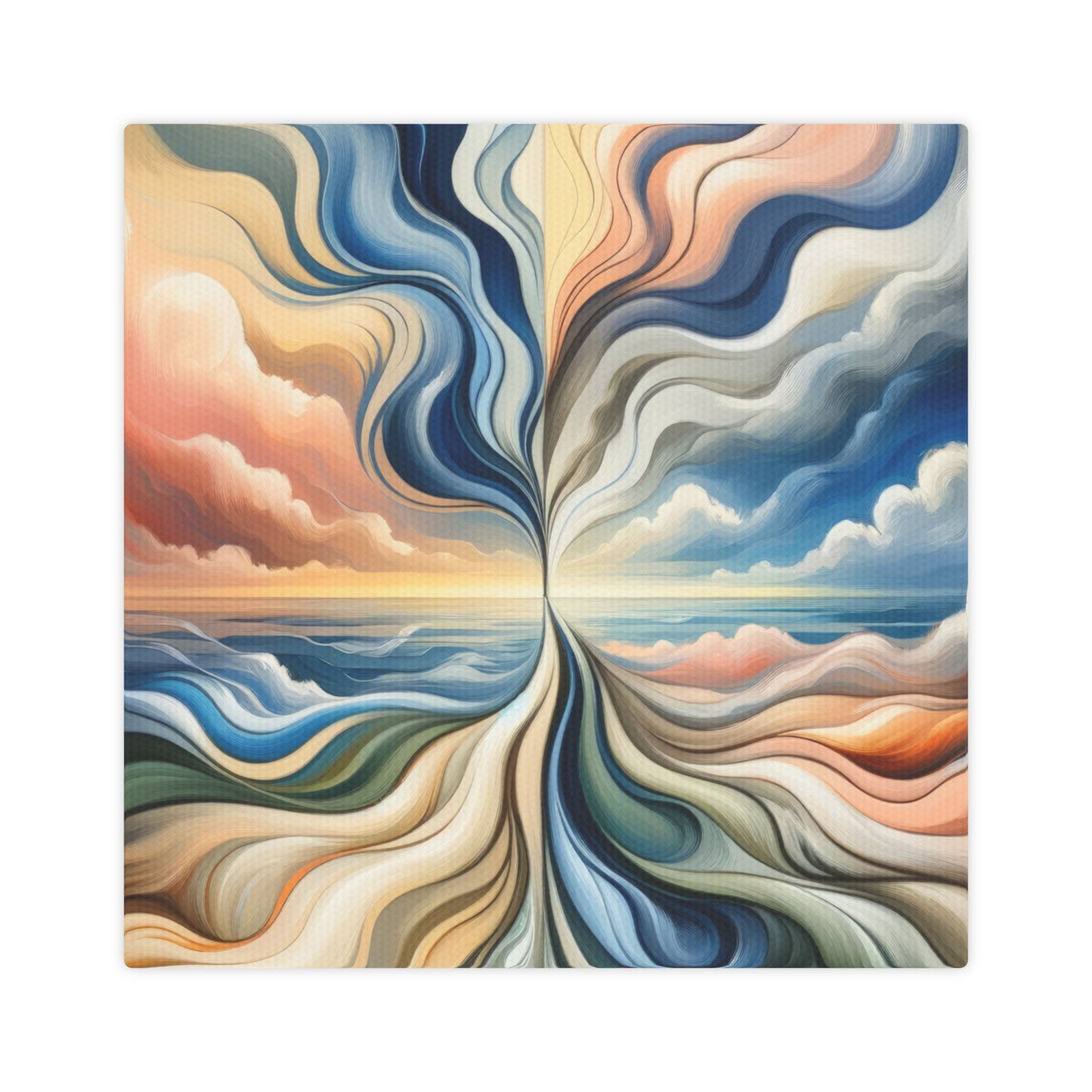 Tachism Confluence Harmony Canvas Photo Tile