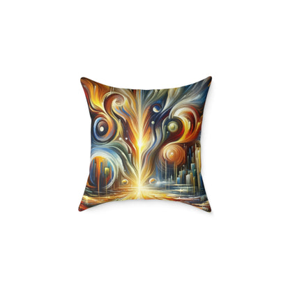 Sovereign Integral Transformation Spun Polyester Pillow