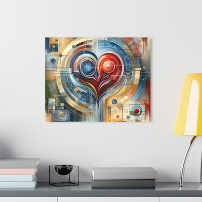 Techno Heart Harmony Acrylic Prints (French Cleat Hanging)