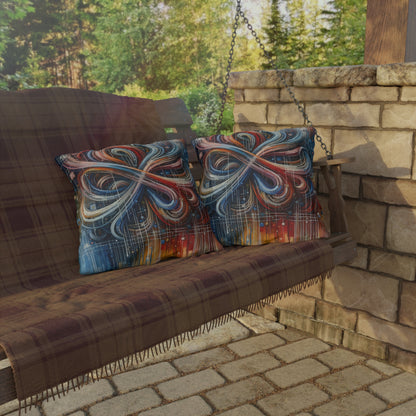 Humanity Tapestry Unification Outdoor Pillows