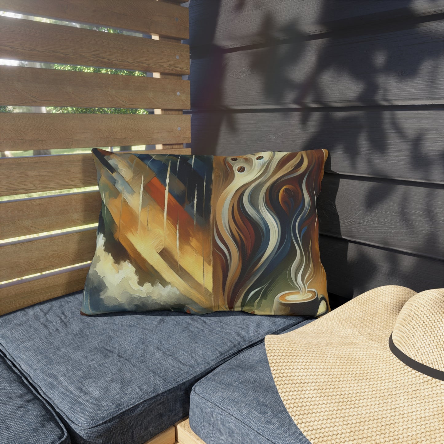 Aromatic Earth Encounter Outdoor Pillows