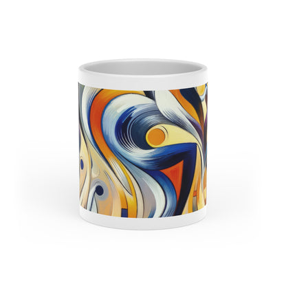 Wisdom Dance Inquiry Heart-Shaped Mug