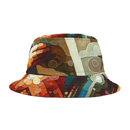 Elderly Unity Tachism Bucket Hat (AOP)
