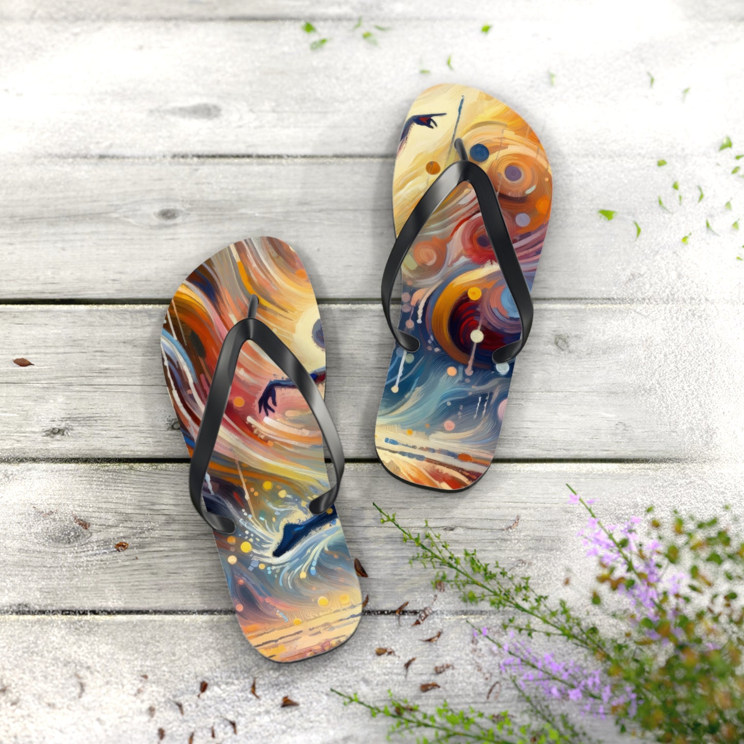 Wholehearted Divine Dance Flip Flops