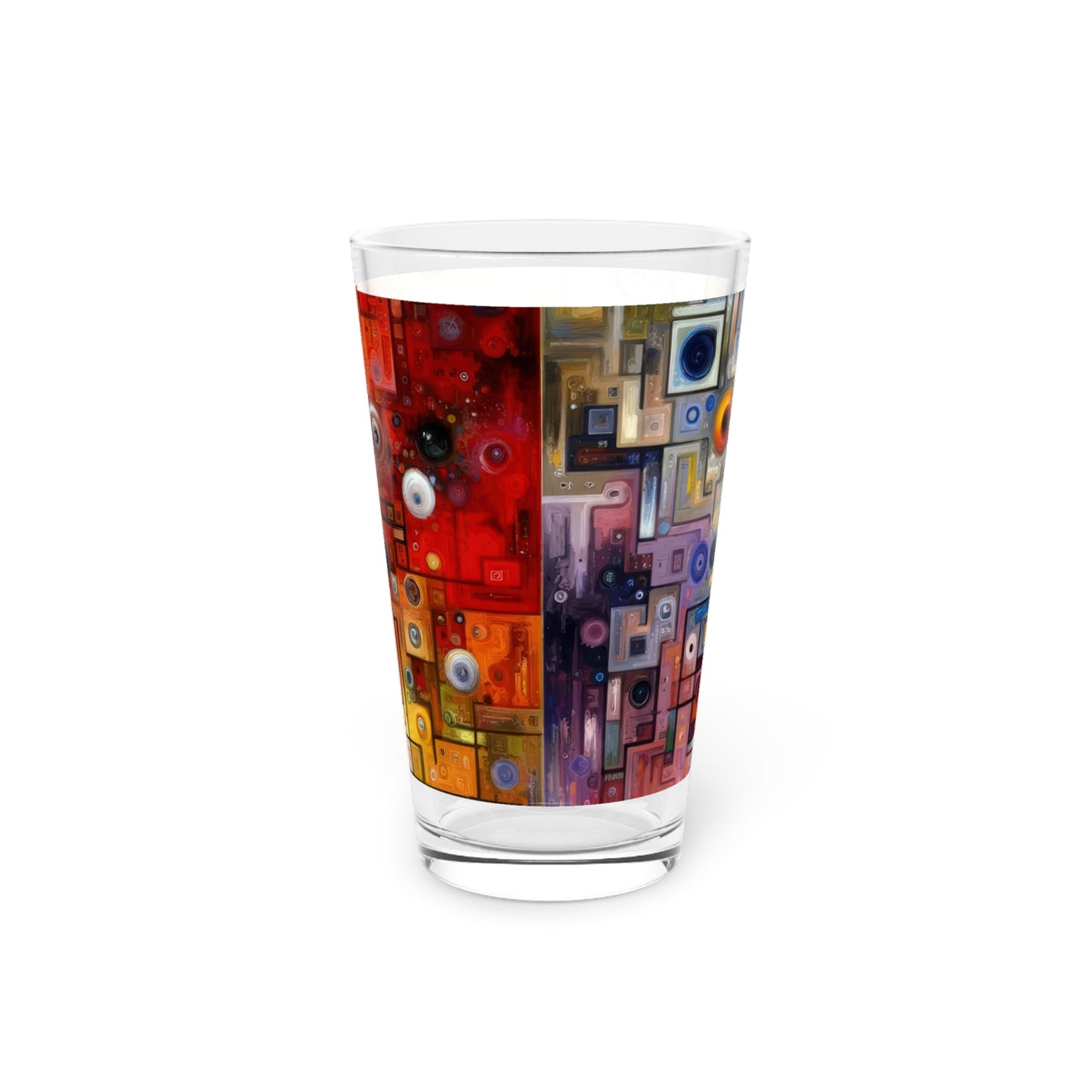 Witty Conversation Tapestry Pint Glass, 16oz