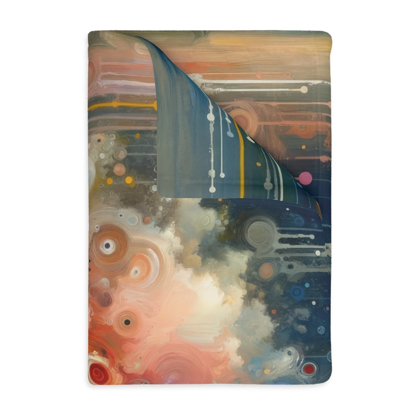 Abstract Beliefs Reflection Velveteen Microfiber Blanket (Two-sided print)