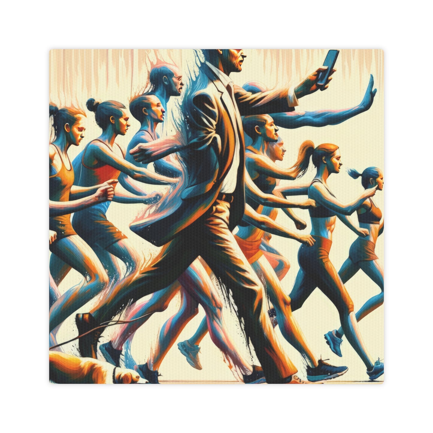 Urban Movement Disconnect Canvas Photo Tile