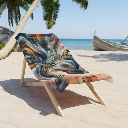 Symphonic Empathic Swirls Beach Towel