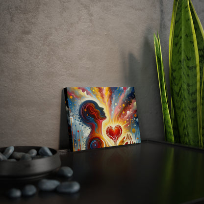 Unified Awakening Heart Canvas Photo Tile