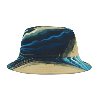 Ripple Effect Abstract Bucket Hat (AOP)