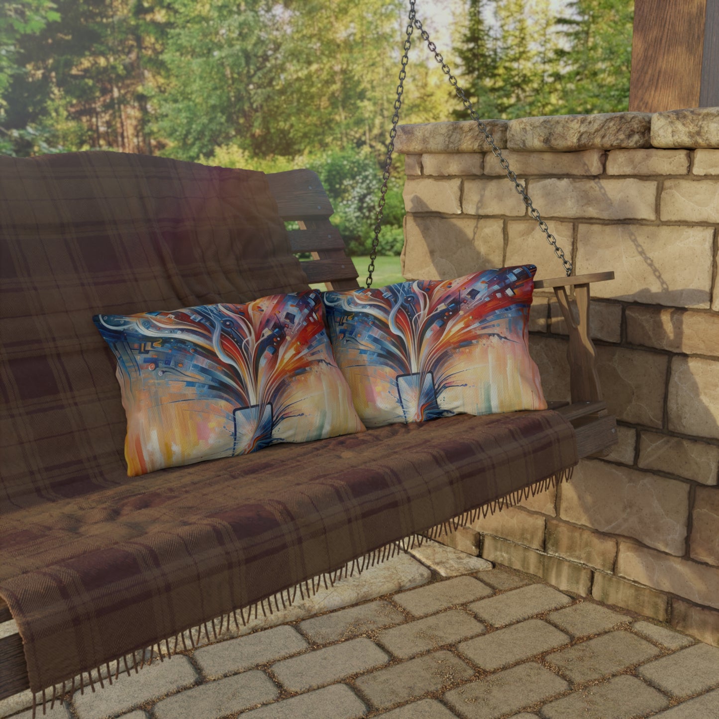 Empowerment Through Technology Outdoor Pillows