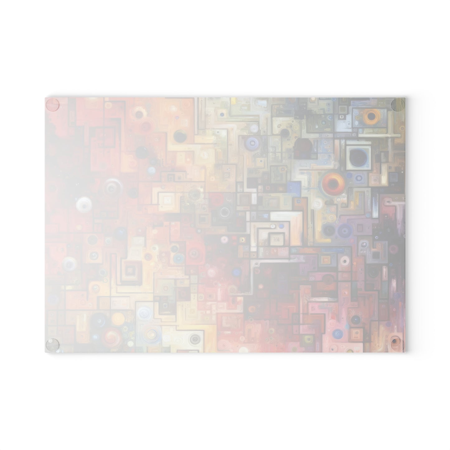 Witty Conversation Tapestry Glass Cutting Board