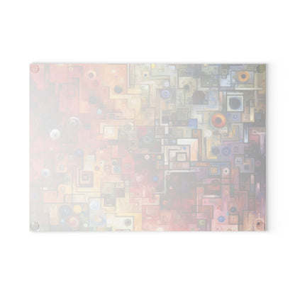 Witty Conversation Tapestry Glass Cutting Board